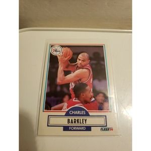 1990 Fleer Basketball #139 Charles Barkley - Philadelphia 76ers - NBA